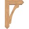 Ekena Millwork Legacy Arts and Crafts Smooth Bracket w/ Offset Brace, Western Red Cedar, 7 1/2"W x 24"D x 36"H BKT0806X24X36LEC03SWR - alternate 3